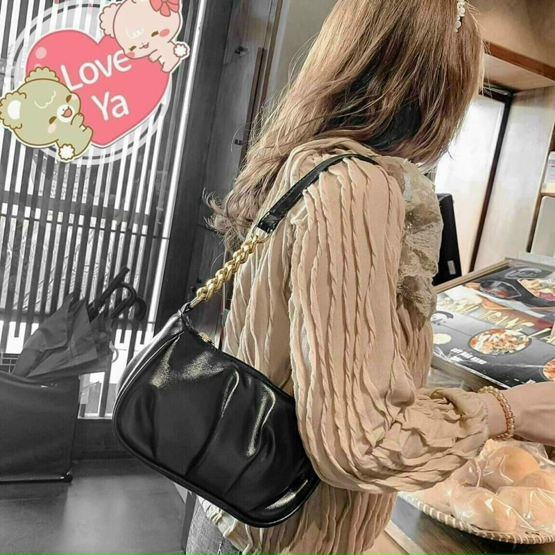 Túi Kẹp Nách Xếp Ly Phong Cách Hàn Xẻng