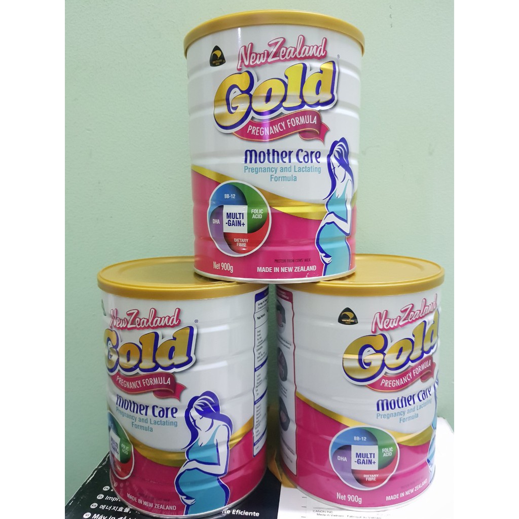 Sữa bột Newzealand gold mother care cho phụ nữ mang thai và cho con bú, người lớn cần bổ sung canxi từ sữa lon 900gr