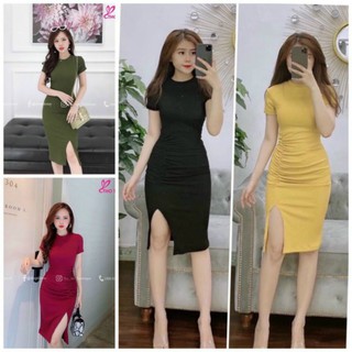 váy ôm , đầm ôm body thun gân quảng châu( có nhiều mẫu)