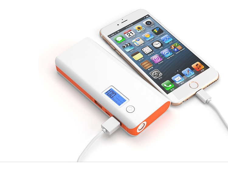 Pin dự phòng 30000mAh di động có đèn pin sạc nhanh với màn hình điện tử Pin ngoài Power bank