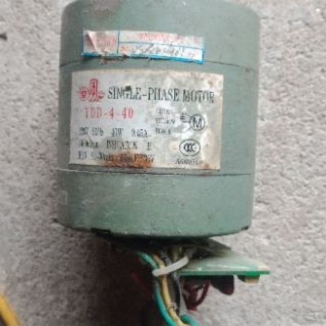 Mô tơ 1 pha 220v 40w..tháo máy đếm tiền..1400v/p