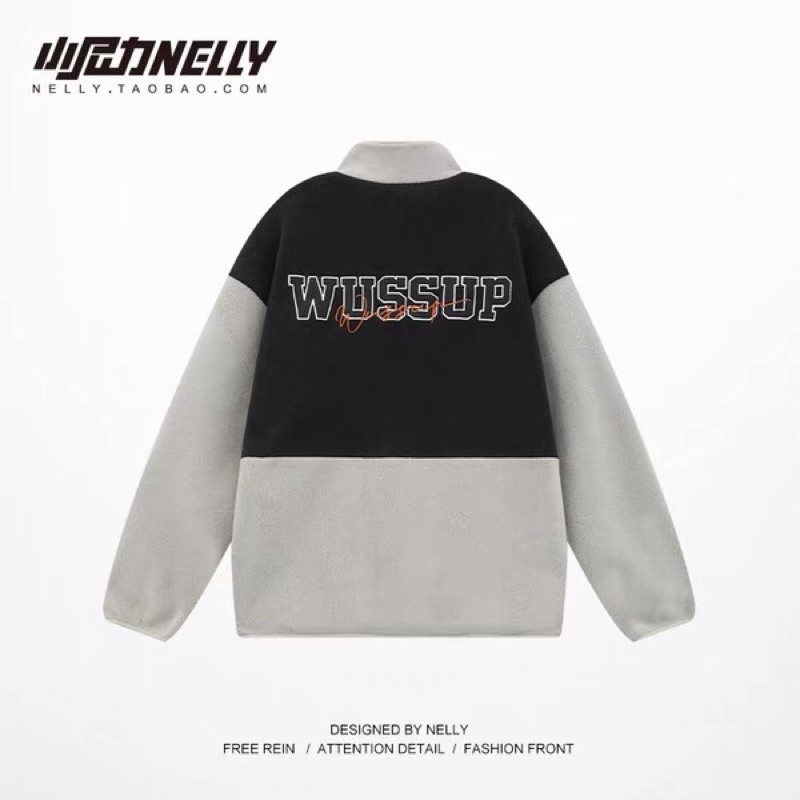 Áo khoác nelly nỉ bông chất dày dặn sale (có sẵn) wussup wk007 | BigBuy360 - bigbuy360.vn