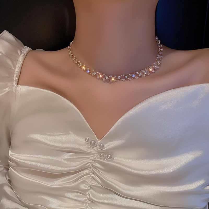 Vòng cổ Ngọc Trai Sang Trọng Cho Nữ