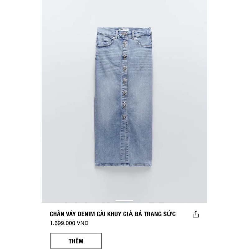 Váy jean zara Auth