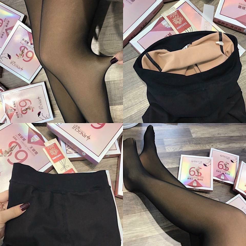 LOẠI XỊN,DÀY- Quần tất đánh lừa thị giác, siêu ấm, bền, co giãn, tất da chân