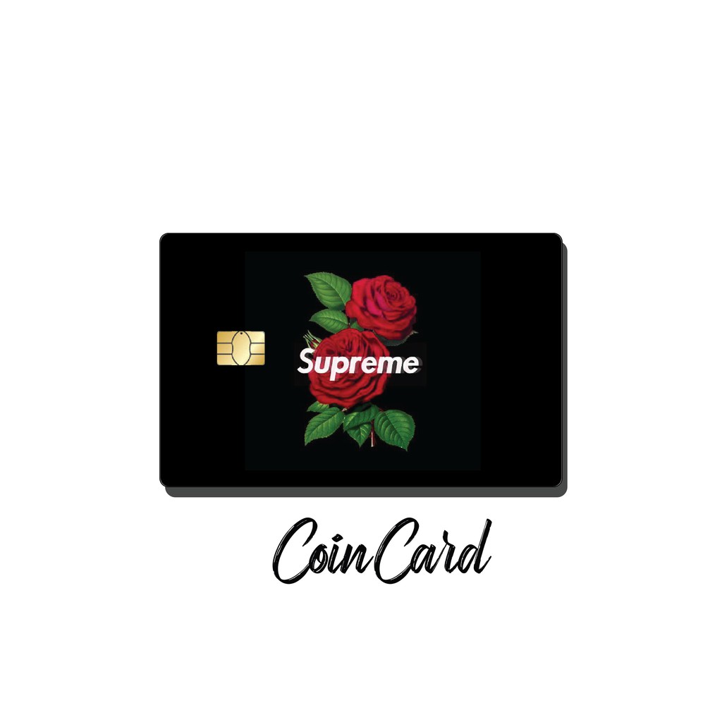 SUPREME (Sticker / Miếng dán Thẻ ATM, Thẻ Ghi nợ, Tín dụng)  | Dán thẻ ATM COINCARD