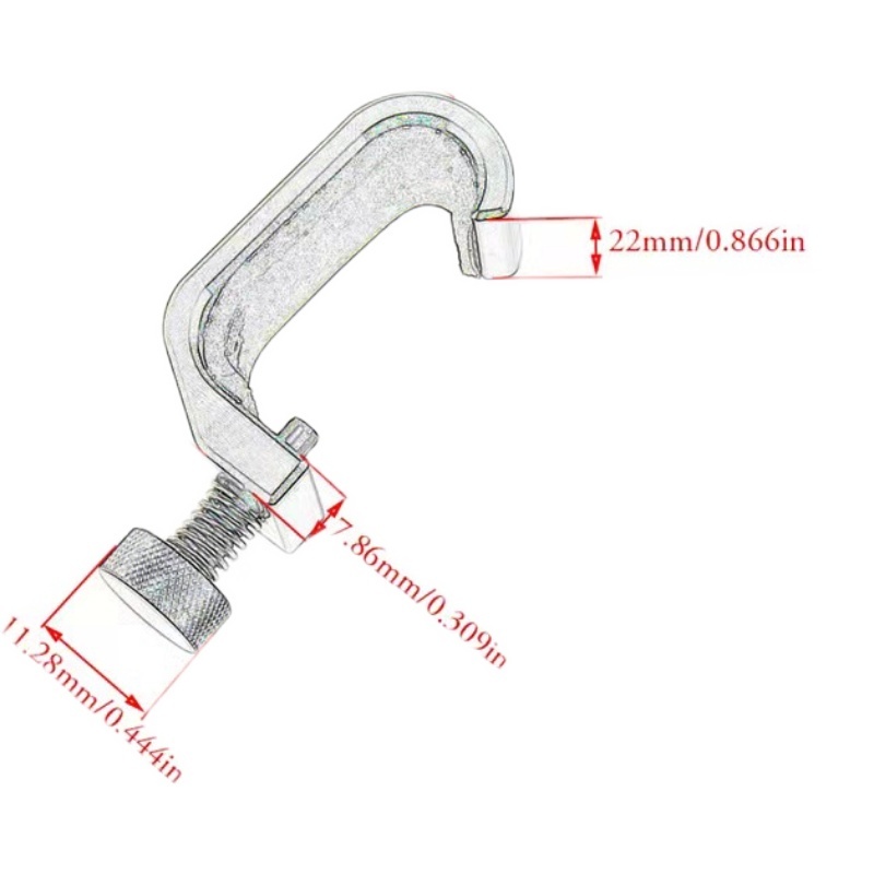 móc kẹp vespa cnc móc gắn treo túi vespa