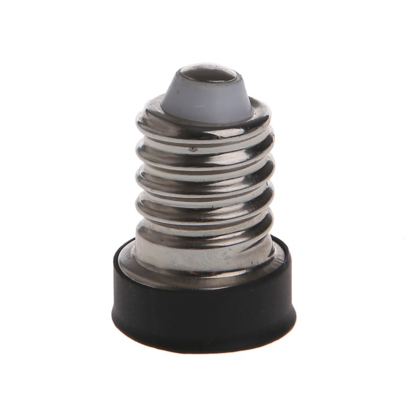 Adapter Đuôi đèn chuyển đổi E14 sang E12 màu trắng
