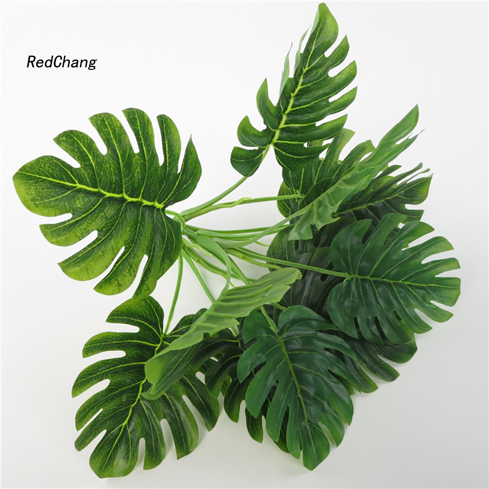 1 Cây Lá Monstera Nhân Tạo Trang Trí Tiệc