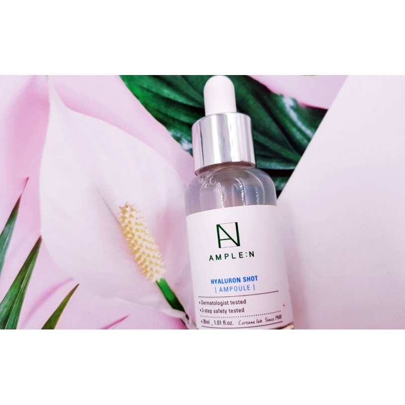 Tinh Chất Cấp Nước, Dưỡng Ẩm Ample:N Hyaluron Shot Ampoule