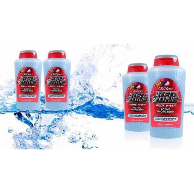 Sữa tắm old spice Red Zone active micro bead 532ml