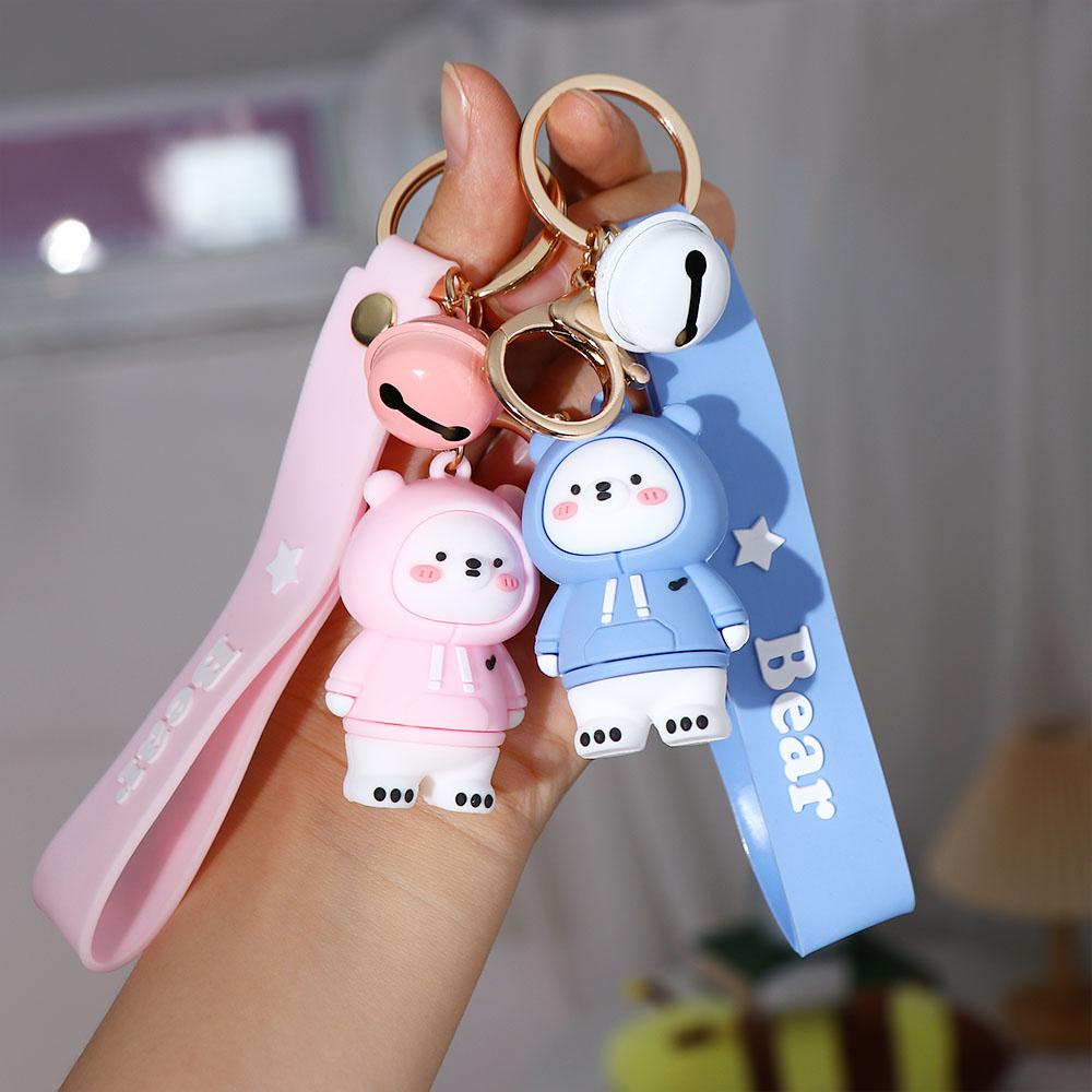 Móc Khóa Hình Gấu Bông Xinh Xắn