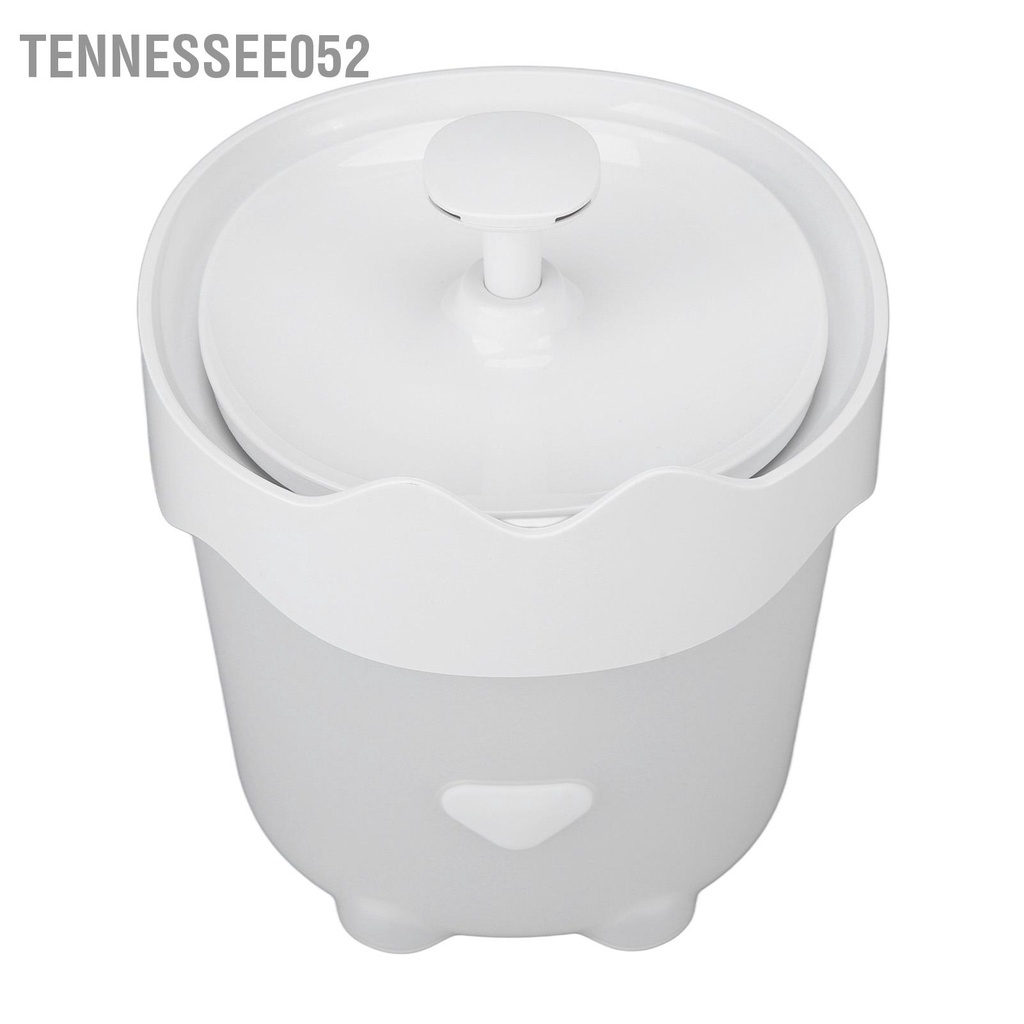 Tennessee052 Đài phun nước cho mèo Máy lọc tự động ABS với máy bơm thông minh không ồn và đèn LED vật nuôi