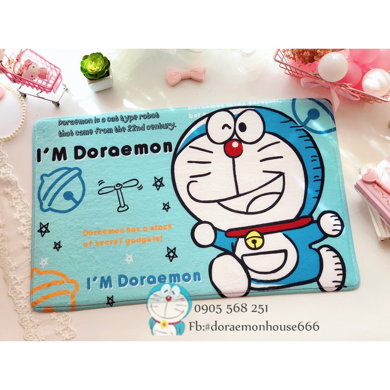 🌻THẢM CHỮ NHẬT 🎀 DORAEMON HOUSE