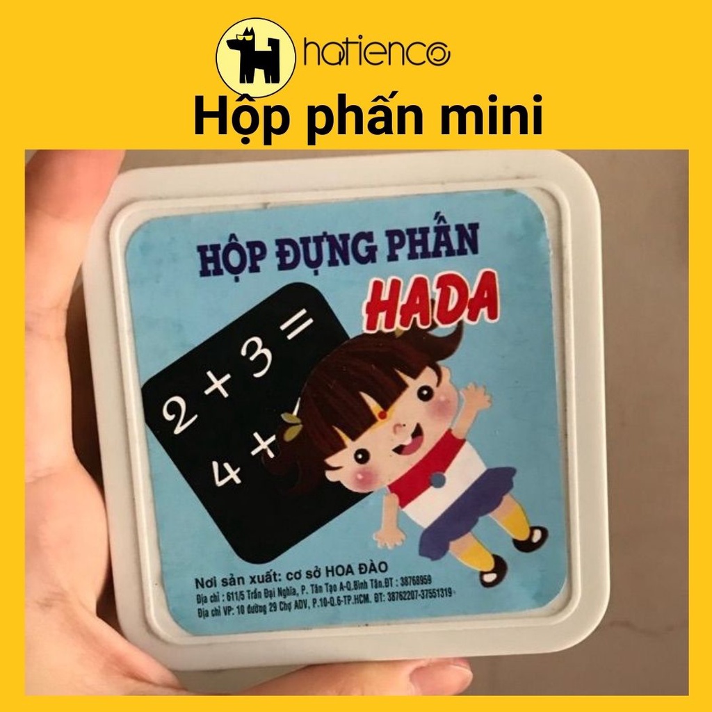 Hộp phấn kèm mút bôi bảng