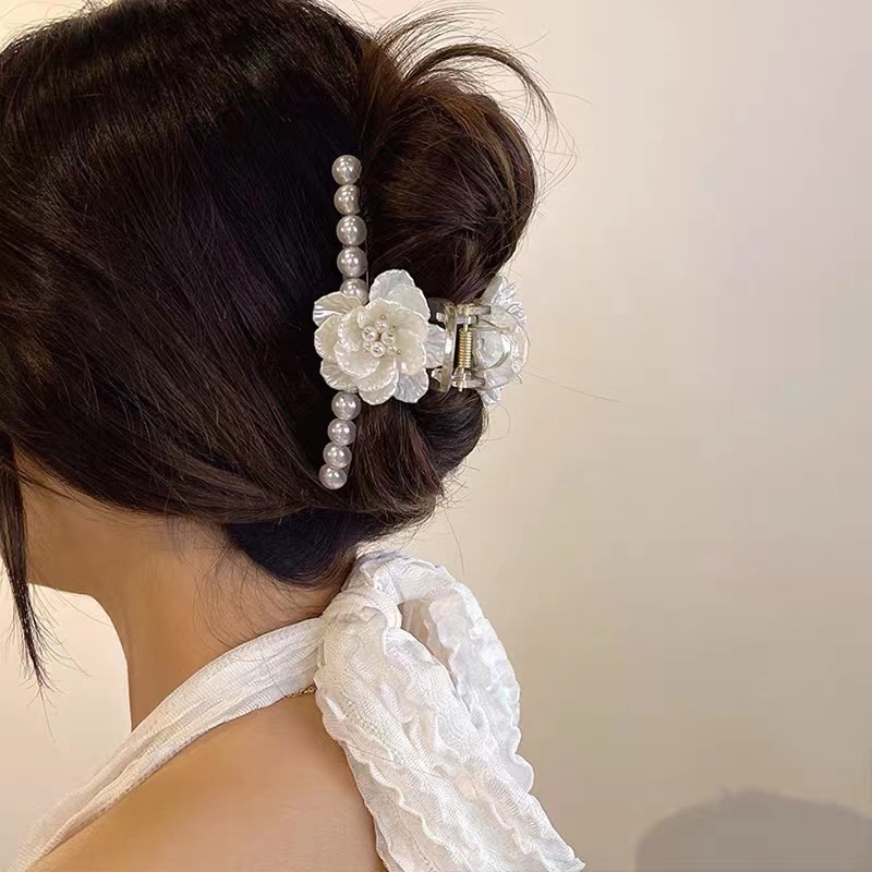 Kẹp Tóc Hình Hoa Hồng Dễ Thương Cho Nữ