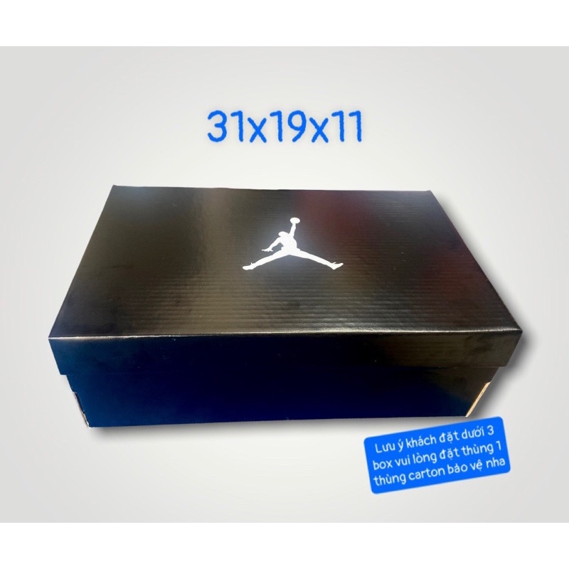 Hộp đựng giày nike jordan size 31x19x11