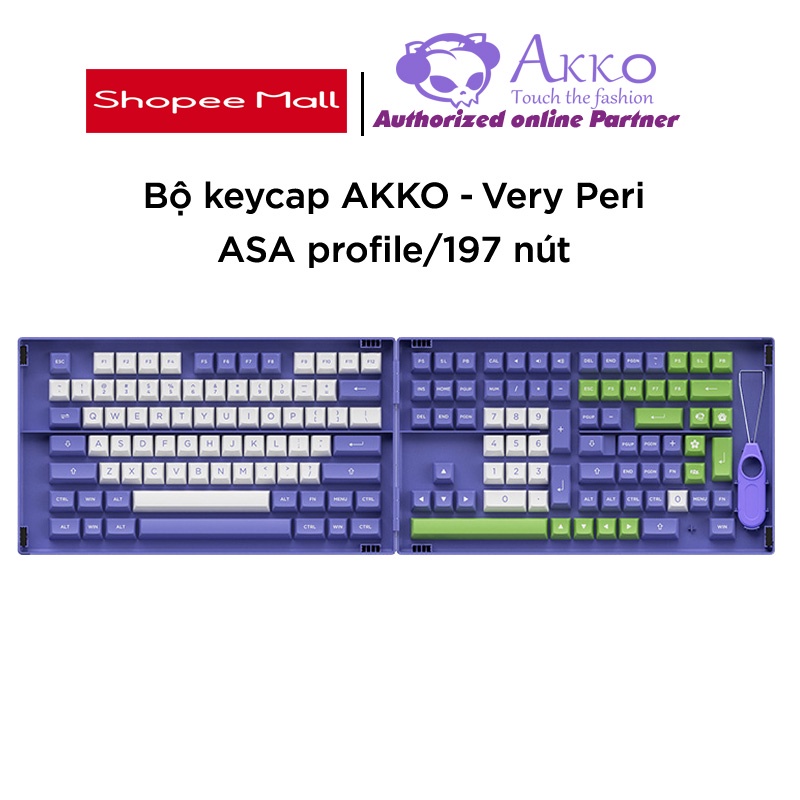 Bộ keycap AKKO - Very Peri 