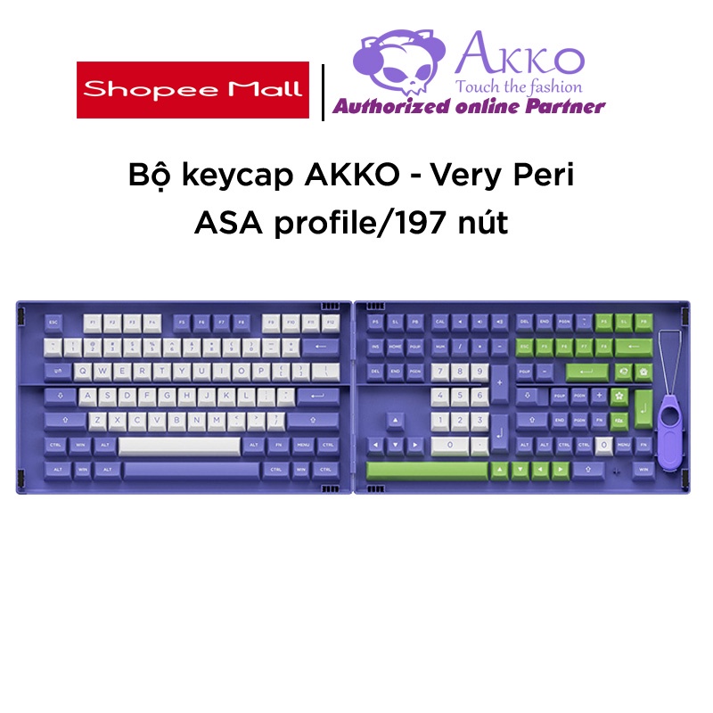 Bộ keycap AKKO - Very Peri
