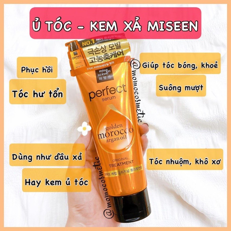 [Mã SKAMLTSM9 giảm 10% đơn 99K] [CÓ BILL] Ủ tóc Mise En Scene Perfect Serum Treatment