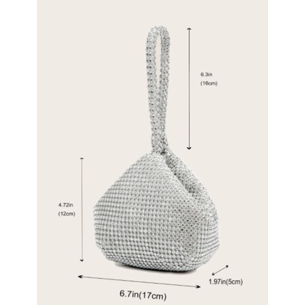 Túi xách lấp lánh cầm tay