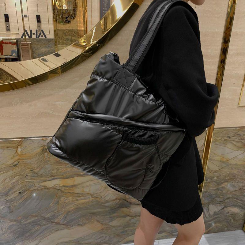 Túi xách AHA official cotton phong cách Hàn Quốc cho nữ