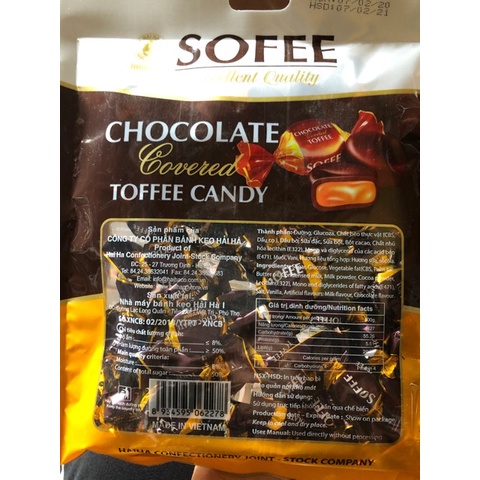 Kẹo Toffee Phủ Socola Sofee Hải Hà