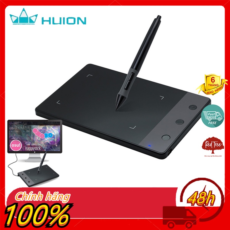 Bảng vẽ huion h420 không dây kèm bút（Bảo hành 6 tháng）
