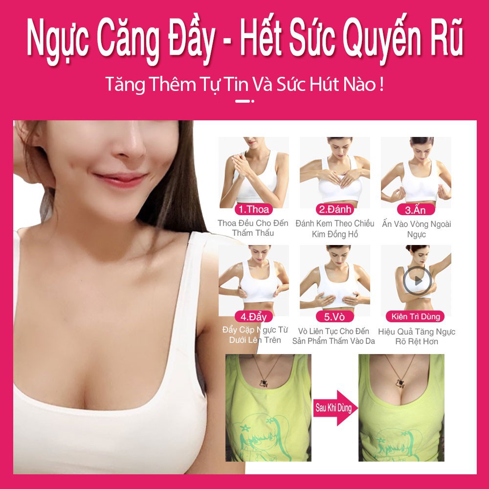 MeiYanQiong Kem Nở Ngực Chiết Xuất Hạt Bơ Tăng Ngực Làm Săn Chắc Tăng Vòng 1 Hiệu quả