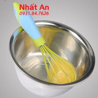 Phới đánh trứng cầm tay silicone 25cm