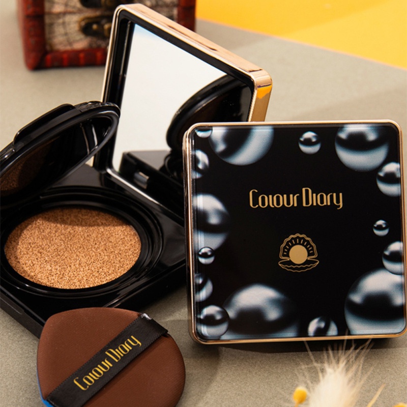 Phấn Nước CC Che Khuyết Điểm CC cream Dưỡng Ẩm Chống Nước Lâu Trôi Hình Hộp Vuông Thần Kỳ Màu Đen Ngọc Trai Hình Vuông | BigBuy360 - bigbuy360.vn