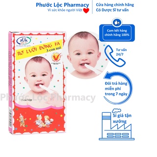 Gạc rơ lưỡi đông pha cho trẻ sơ sinh / rơ lưỡi đông fa