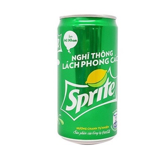 Nước ngọt có gas Sprite lon Mi nhon 250ml