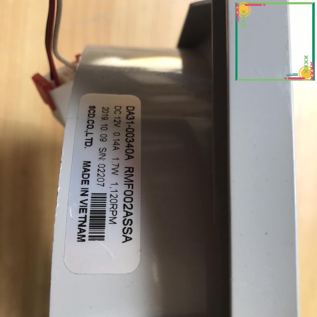 QUẠT DC 12VOL DÙNG CHO DÀN NÓNG TỦ LẠNH MÀU KEM,Quạt dàn nóng tủ lạnh samsung(tốt) gf