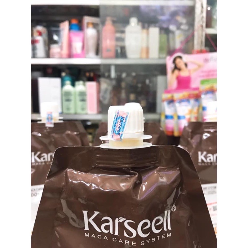 (Mẫu Mới 2019) DẦU HẤP TÓC COLLAGEN KARSEELL MACA SIÊU MỀM MƯỢT TÓC 500ML