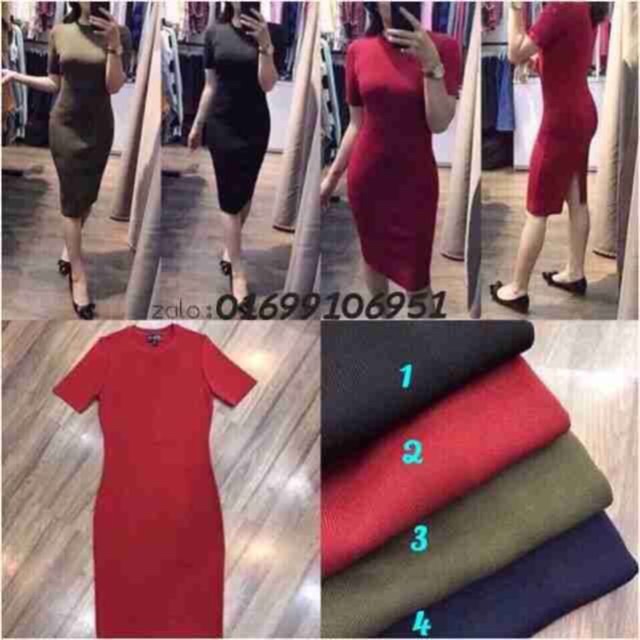 Váy body tay lửng | BigBuy360 - bigbuy360.vn