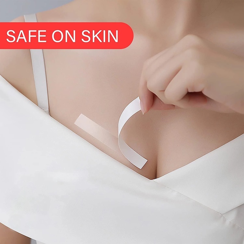 Set 36 Miếng Dán Hai Mặt Chống Trượt Chống Ánh Sáng Trắng Da Dành Cho Áo Ngực / Đầm