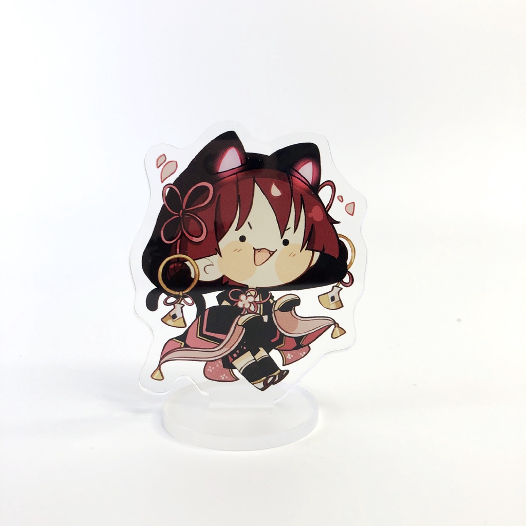 ( ĐẦU TO ) Standee mini GENSHIN IMPACT mô hình anime chibi mica trưng bày