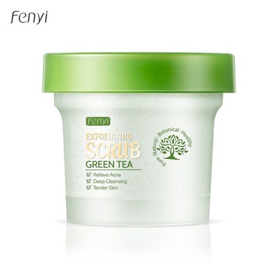 Tẩy tế bào chết trà xanh Fenyi 100g làm sạch sâu chăm sóc da
