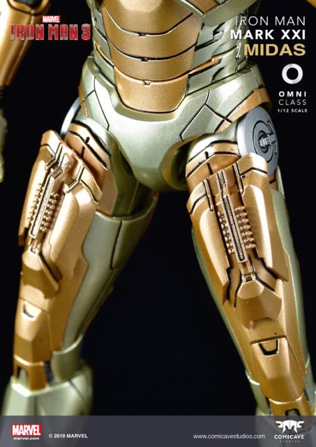 [Hàng có sẵn] Mô hình chính hãng Iron man Mk21 - Midas tỷ lệ 1/12 của Comicave