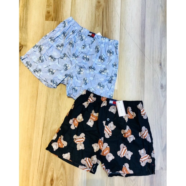 Quần đùi hoạ tiết nam mặc ở nhà đi ngủ  có túi Nô Store