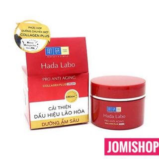 Hada Labo Pro Anti Aging Collagen Plus Cream - Kem Dưỡng Chuyên Biệt Hada Labo Pro Anti Aging