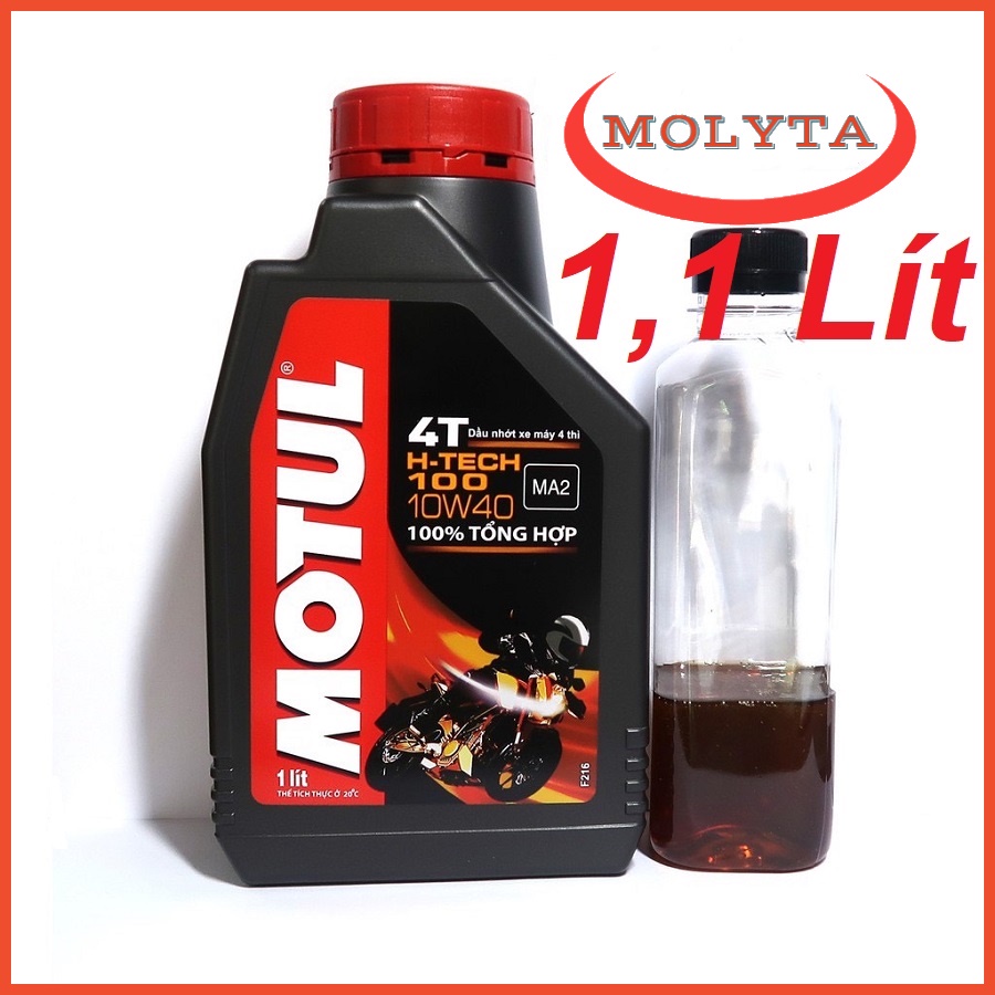 1,1L Nhớt Motul H-Tech 10W40 Cho Ex 150, Winner, Sonic, ...