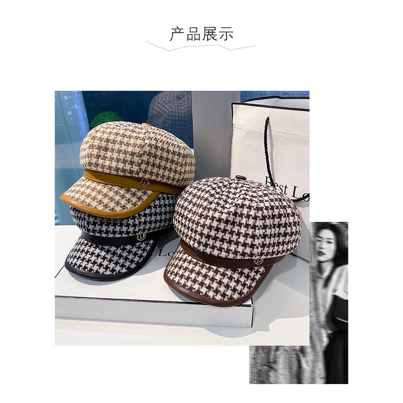 Mũ nồi họa sĩ thời trang thu đông phong cách Nhật Bản cho nữ