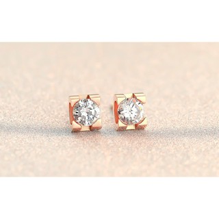 Bông tai titan mạ vàng 14k