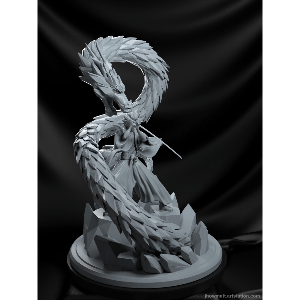 File in 3D Captain Hitsugaya - Bleach