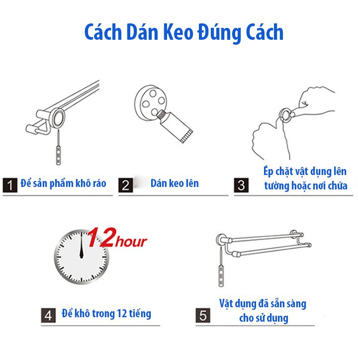 Keo dán inox đa năng siêu chắc Sealant Fix, keo dán kim loại lên tường, gỗ không cần khoan