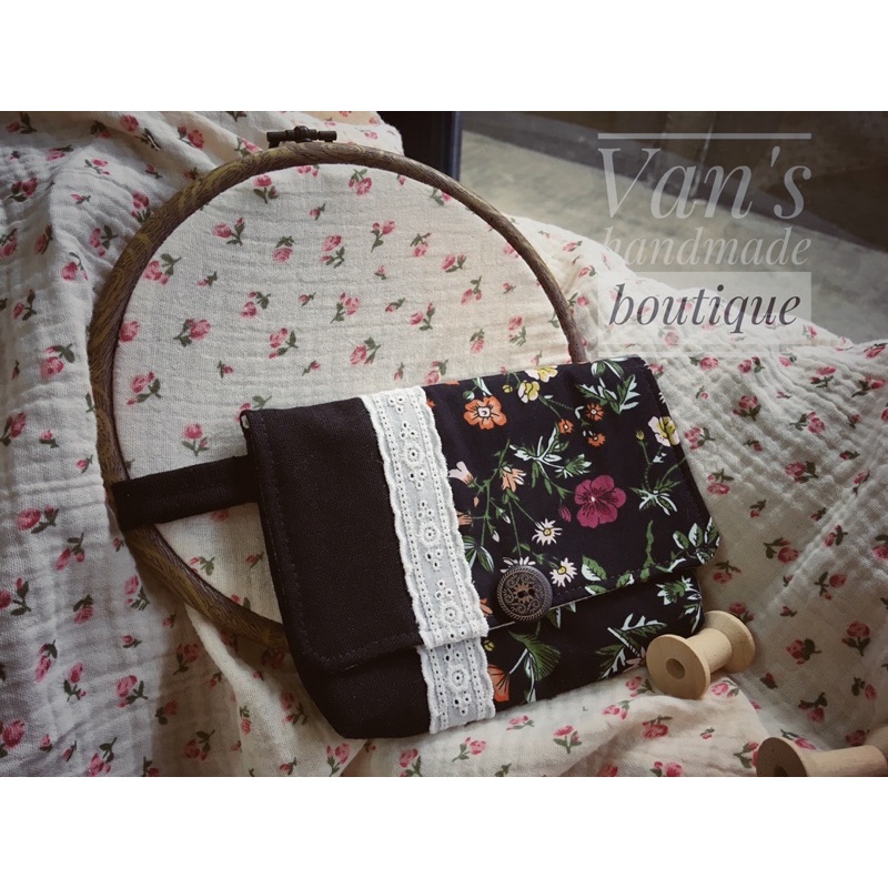 Ví vải cầm tay handmade