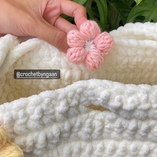Túi len hoa || crochet bag | ảnh thật