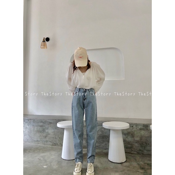 [STR] Quần jean dài trơn Q629